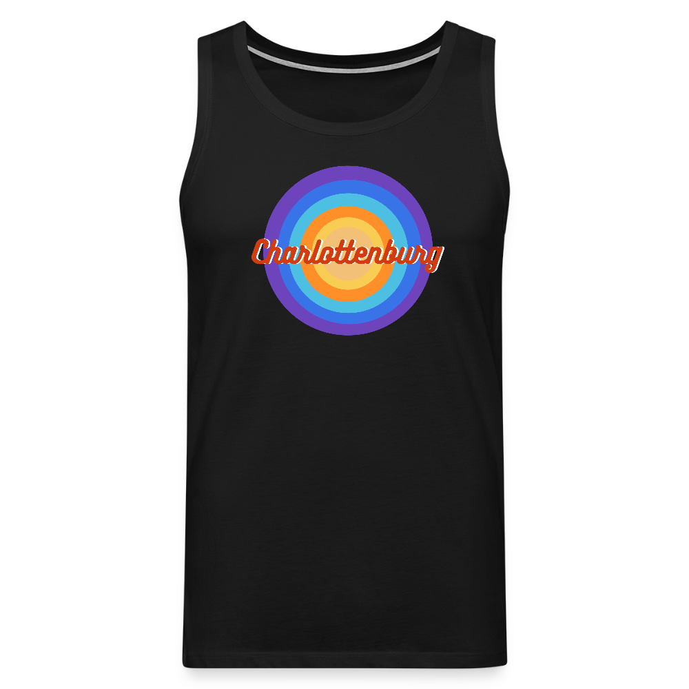 Charlottenburg Retro - Männer Premium Tank Top - Schwarz