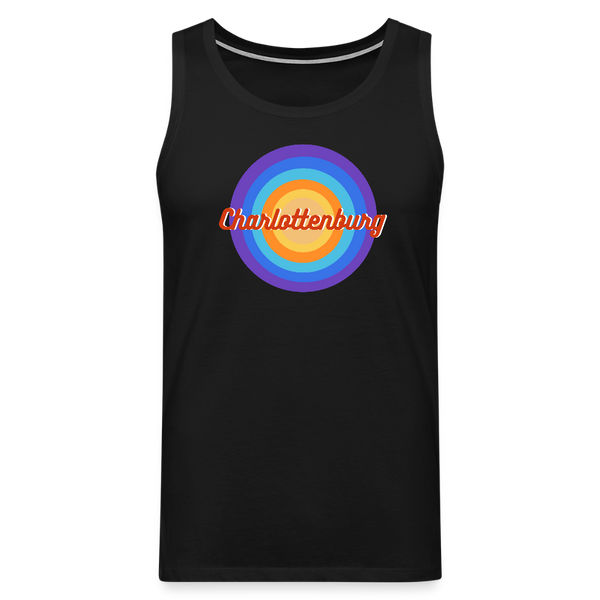 Charlottenburg Retro - Männer Premium Tank Top - Schwarz
