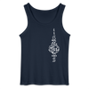Fernsehturm der Noten - Männer Tank Top - Navy