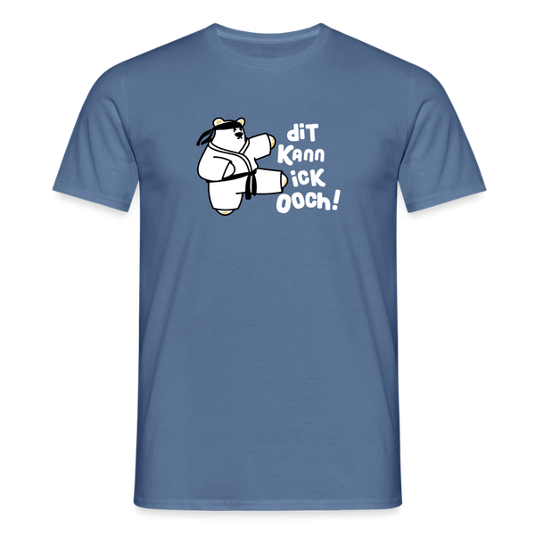 Dit kann ick ooch! - Männer Premium T-Shirt - Taubenblau 
