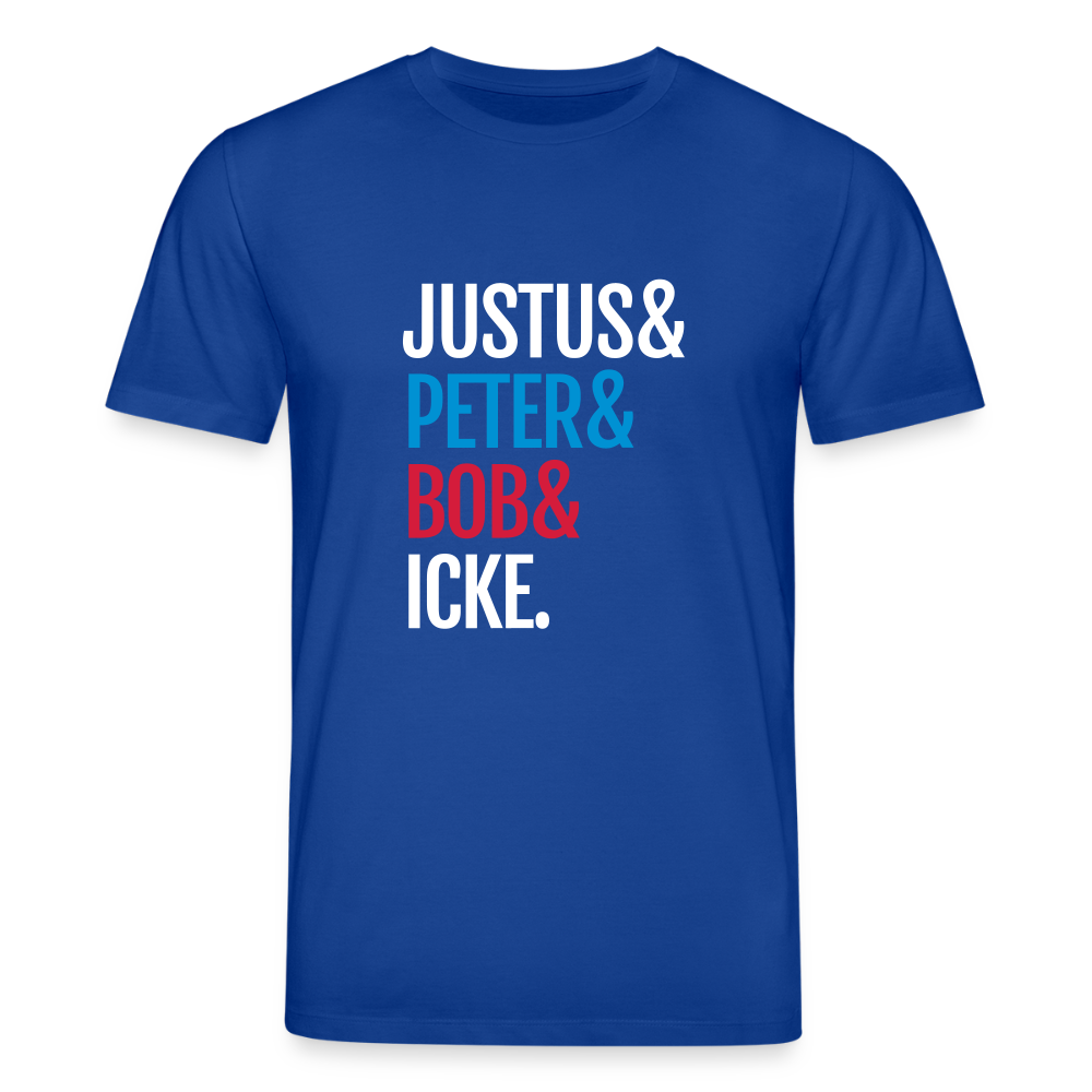 Justus & Peter & Bob & Icke - Unisex Bio T-Shirt - Dunkelblau