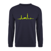 Herzschlag für Fahrradfahrer - Unisex Pullover - Navy