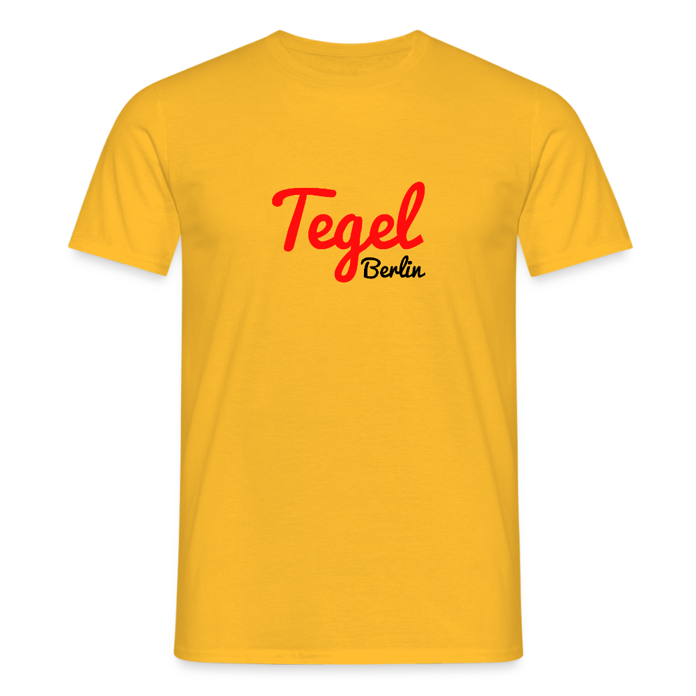Tegel Berlin - Männer Premium T-Shirt - Gelb