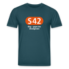 S42 - Unisex Bio T-Shirt - Dunkles Petrol