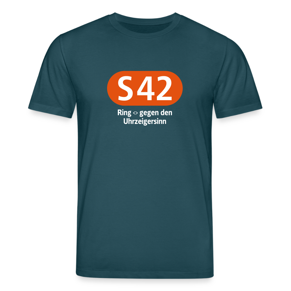 S42 - Unisex Bio T-Shirt - Dunkles Petrol