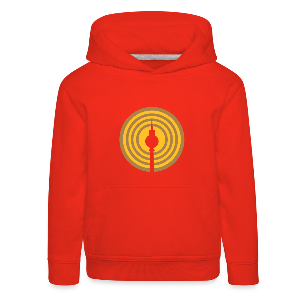Berlin im Fokus - Kinder Premium Hoodie - Rot