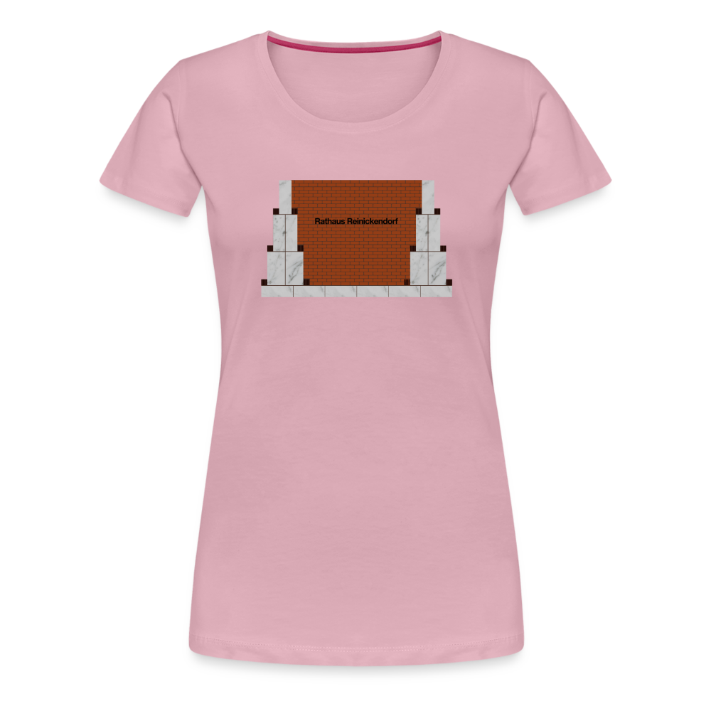 Rathaus Reinickendorf - Frauen Premium T-Shirt - Hellrosa