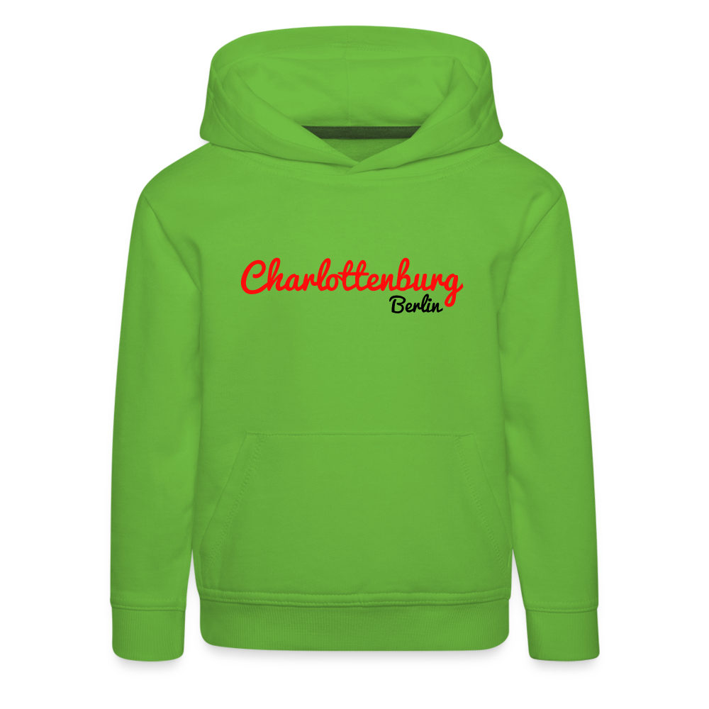 Charlottenburg Berlin - Kinder Premium Hoodie - Hellgrün