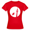 Hund am Fernsehturm - Frauen Premium T-Shirt - Rot