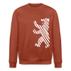 Berliner Bär im Netz - weiß - Unisex Bio Sweatshirt - Terrakotta