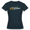 Leben, keen Biergarten! - Frauen Premium T-Shirt - Navy