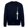 Fernsehturm Zick zack - Unisex Bio Sweatshirt - Navy