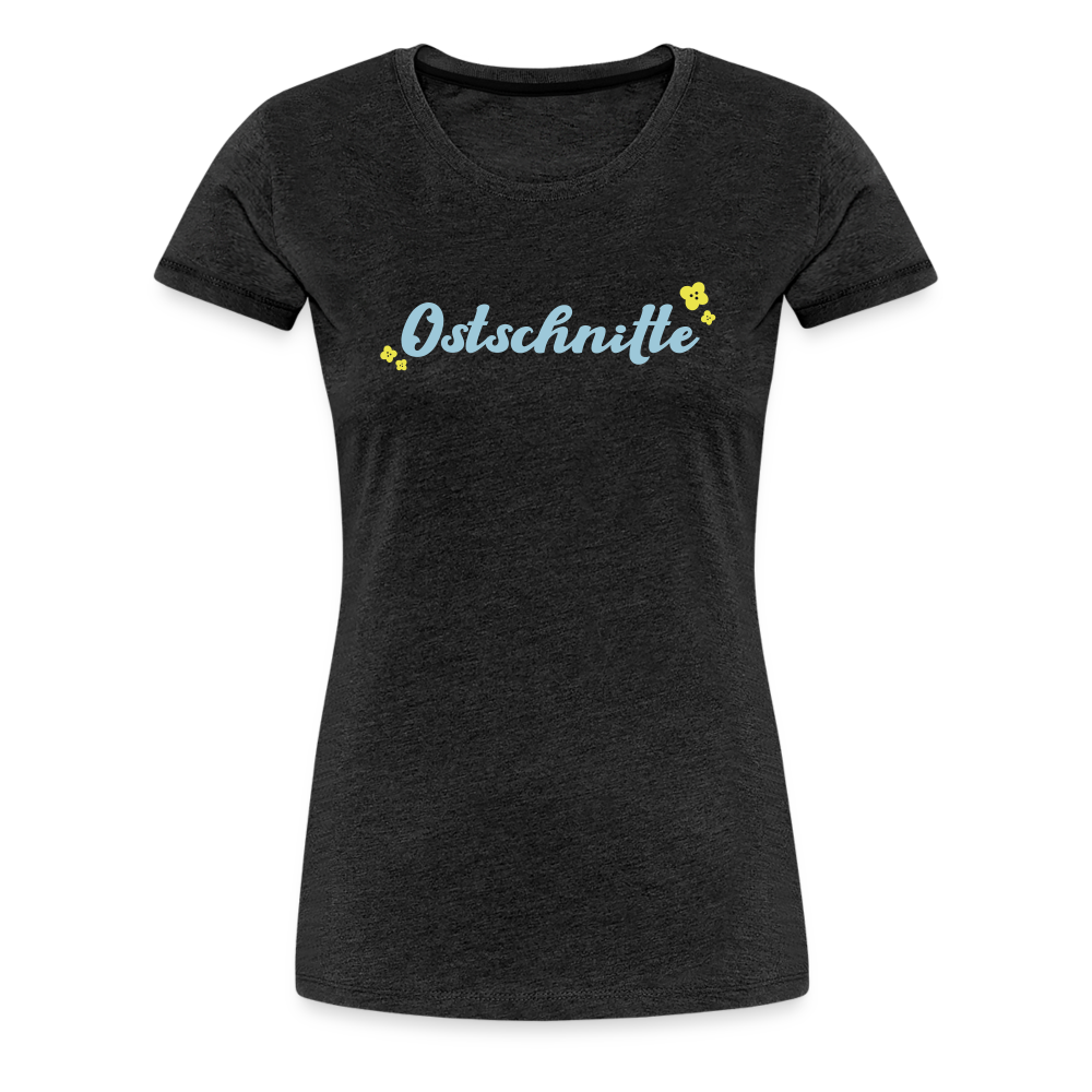 Ostschnitte - Frauen Premium T-Shirt - Anthrazit