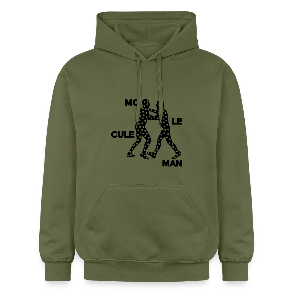 Mo le cule Man - Hoodie - Militärgrün
