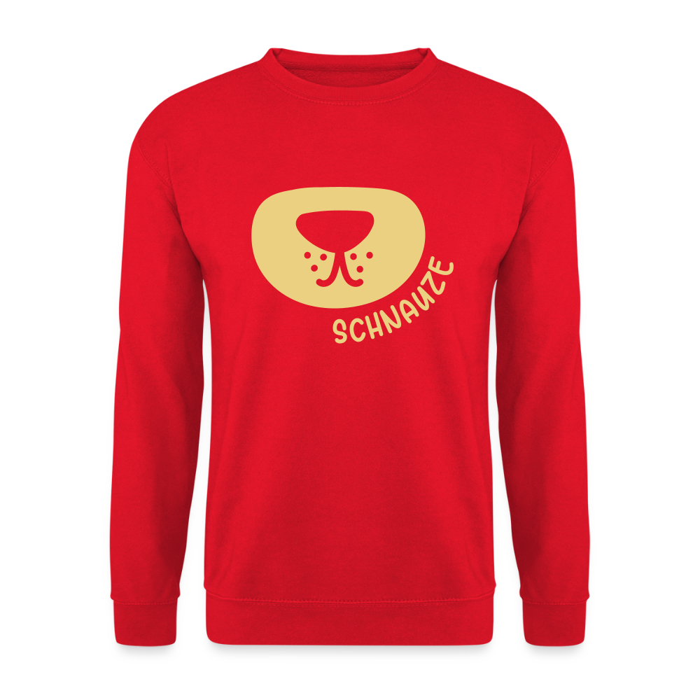 Schnauze - Unisex Pullover - Rot