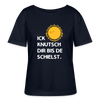 Ick knutsch dir Sonne! - Relaxed Rundhals Frauen Bio-T-Shirt - Navy