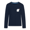 Schnauze Bär - Teenager Langarmshirt - Navy