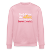 Stell dir vor, du denkst und keener merkt's. - Unisex Bio Sweatshirt - Hellrosa