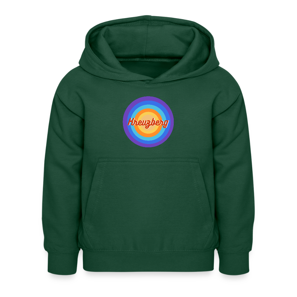 Kreuzberg Retro - Kinder Hoodie - Flaschengrün