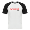 Grunewald Berlin - Männer Baseball T-Shirt - Weiß/Schwarz