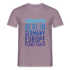 Tiergarten Planet Earth - Männer Premium T-Shirt - Lilagrau