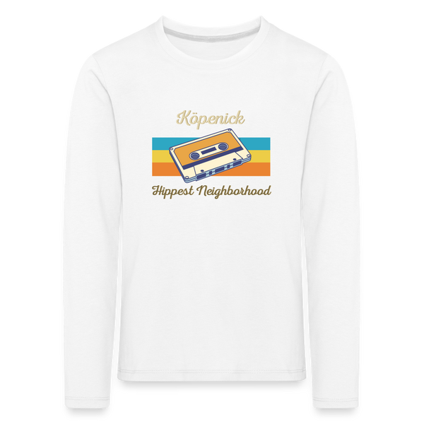 Köpenick Hippest Neighborhood - Kinder Langarmshirt - Weiß