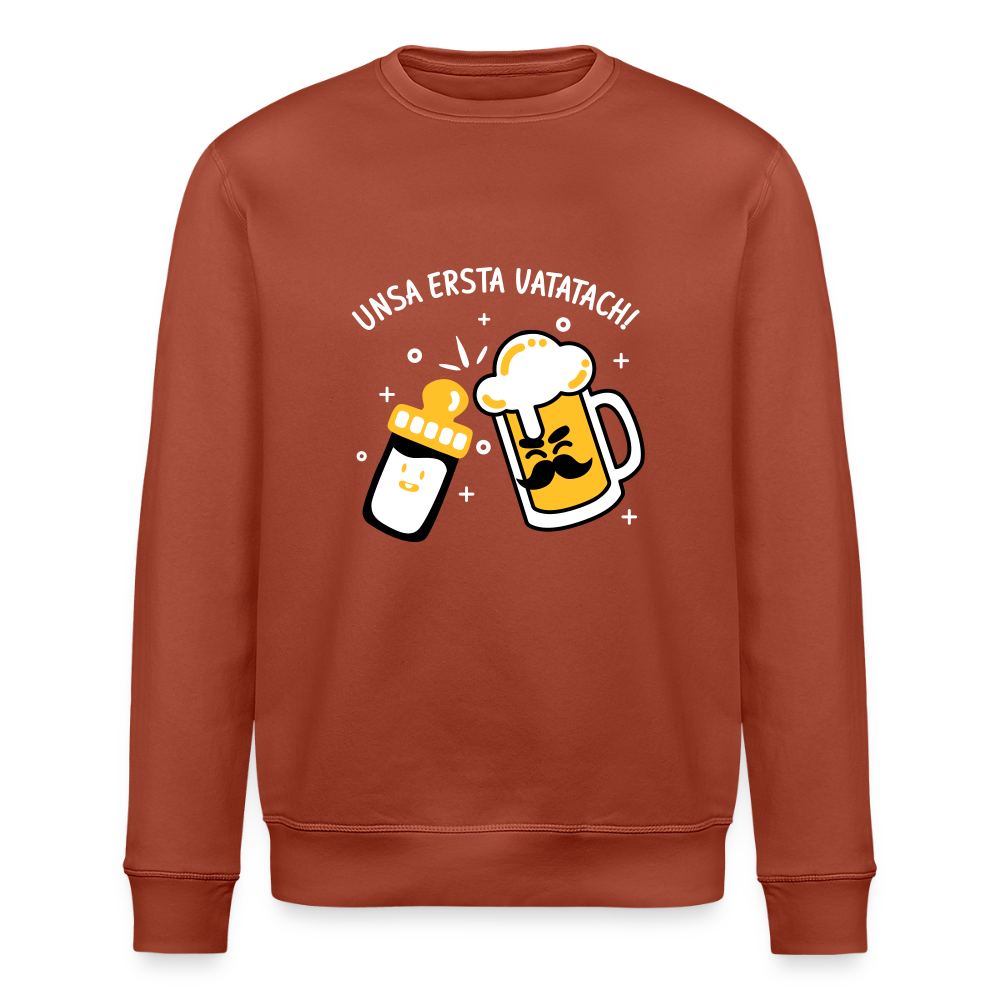 unsa ersta Vatatach! - Unisex Bio Sweatshirt - Terrakotta