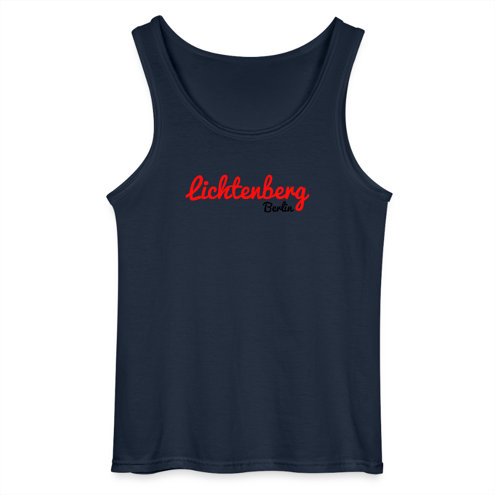 Lichtenberg Berlin - Männer Tank Top - Navy