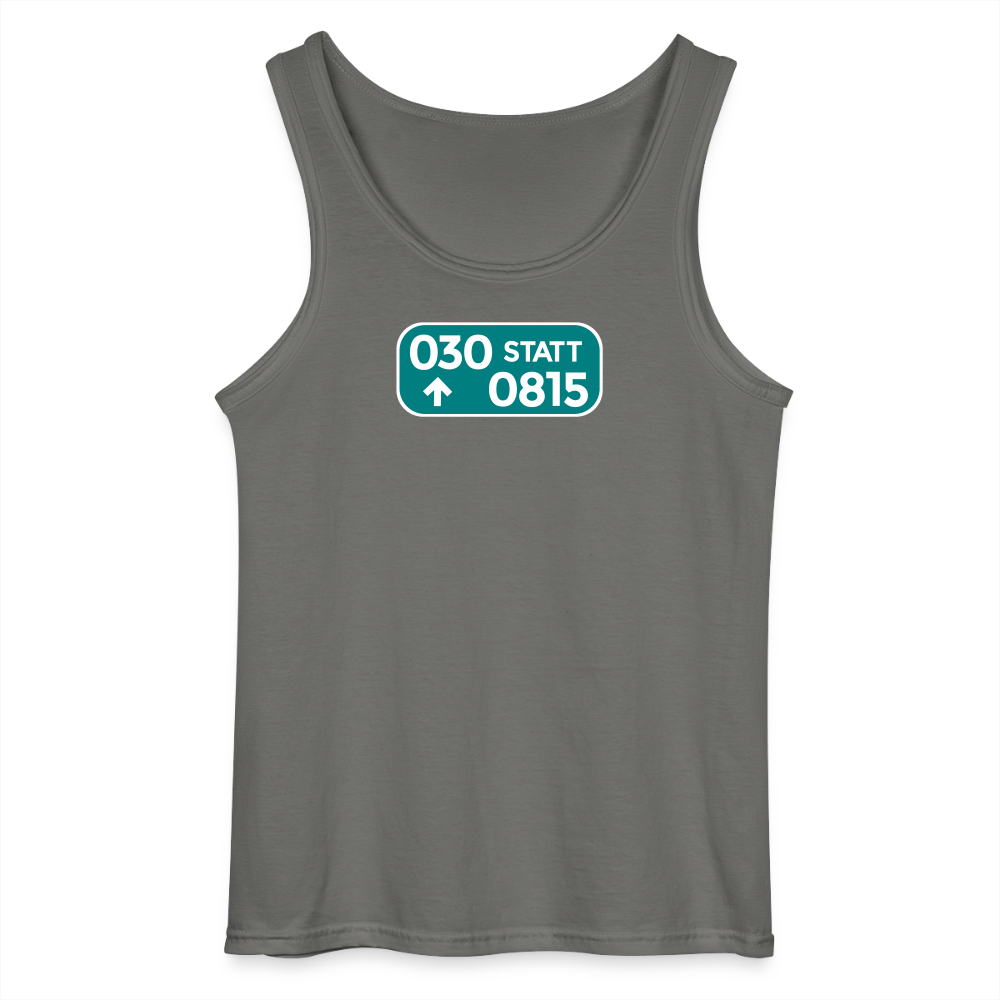030 statt 0815 - Männer Tank Top - Anthrazit