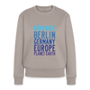 Köpenick Planet Earth - Frauen Premium Pullover - Taupe