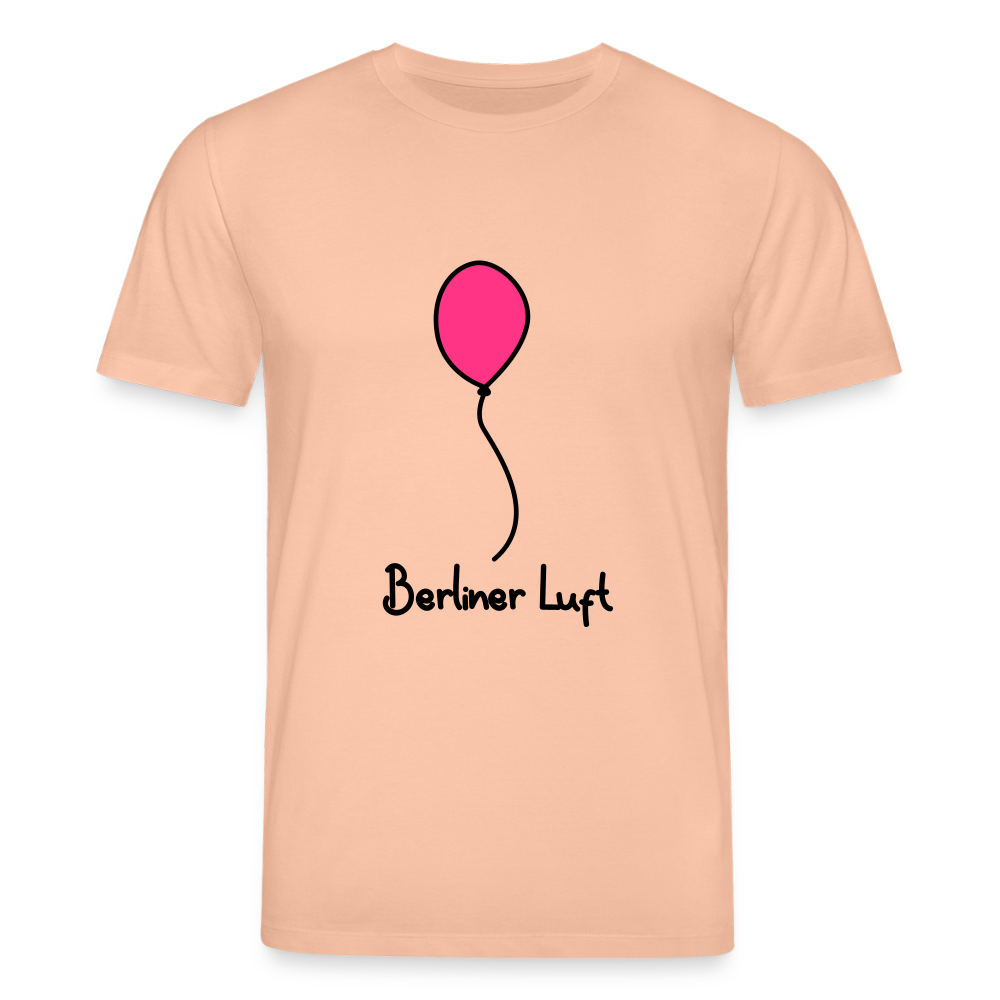 Berliner Luftballon - Unisex Bio T-Shirt - Pfirsich
