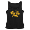 Jeh mah nich uffn Keks gelb - Frauen Bio Tank Top - Schwarz