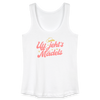 Uff jeht’s Mädels - Frauen Bio Tank Top - Weiß