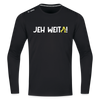Jeh Weita! - Männer Sport Langamshirt - Schwarz