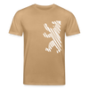 Berliner Bär im Netz - weiß - Unisex Bio T-Shirt - Karamell