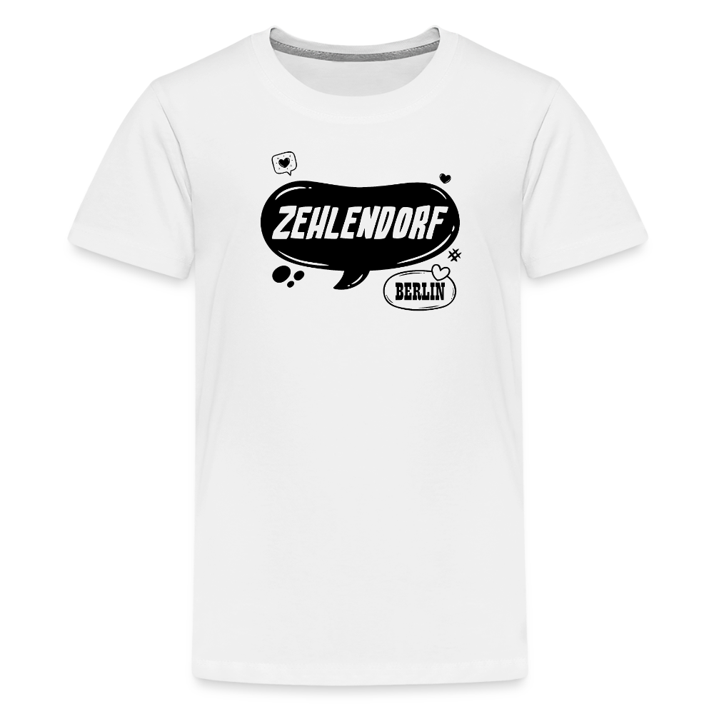 Zehlendorf Berlin - Teenager Premium T-Shirt - Weiß