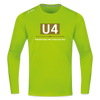 U4 - Männer Sport Langamshirt - Neongrün