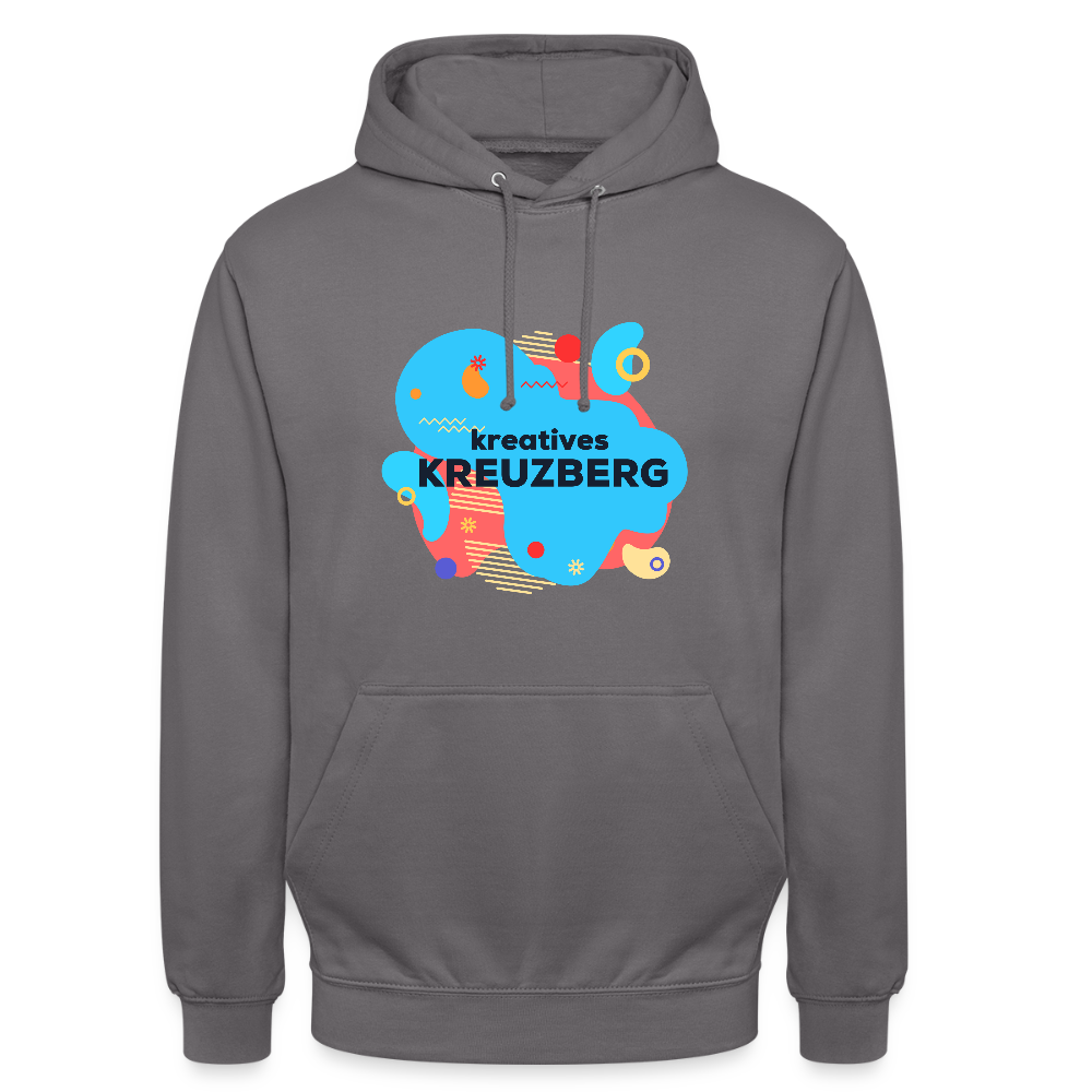Kreatives Kreuzberg - Unisex Hoodie - Mittelgrau