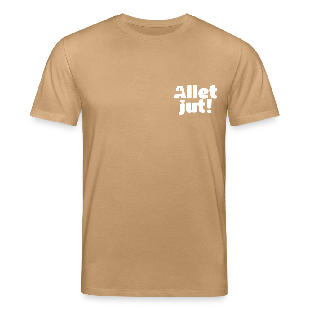 Allet Jut - Unisex Bio T-Shirt - Karamell