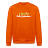 Glück? Selbstjebacken - Unisex Bio Sweatshirt - Tieforange