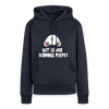 Dit is mir Schnurz Piepe - Frauen Premium Hoodie - Navy