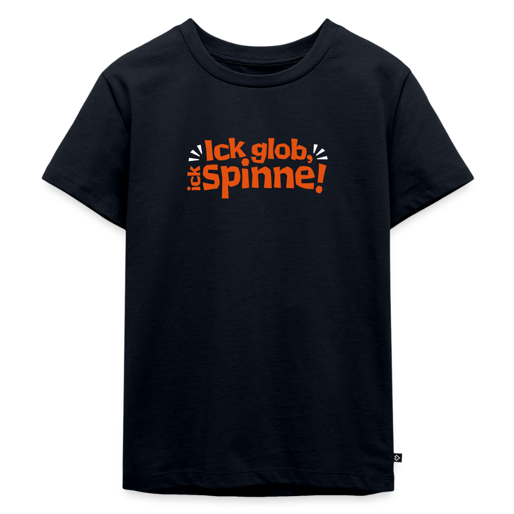 Ick glob, ick spinne! - Kinder Premium T-Shirt - Navy