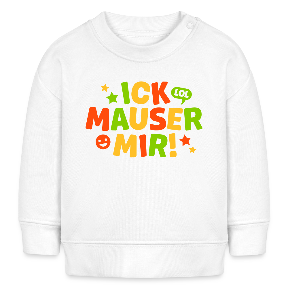 ick mauser - Baby Bio Pullover - Weiß