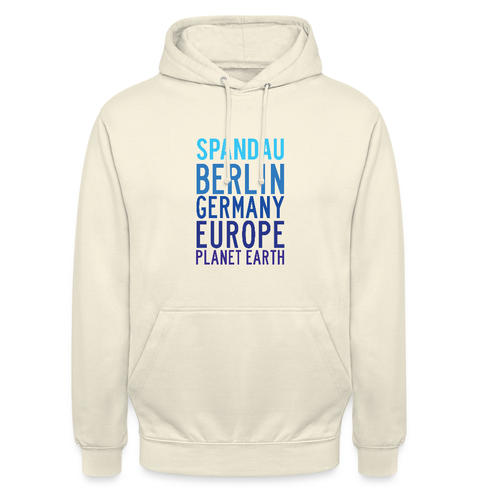 Spandau Planet Earth - Unisex Hoodie - Vanille-Milchshake