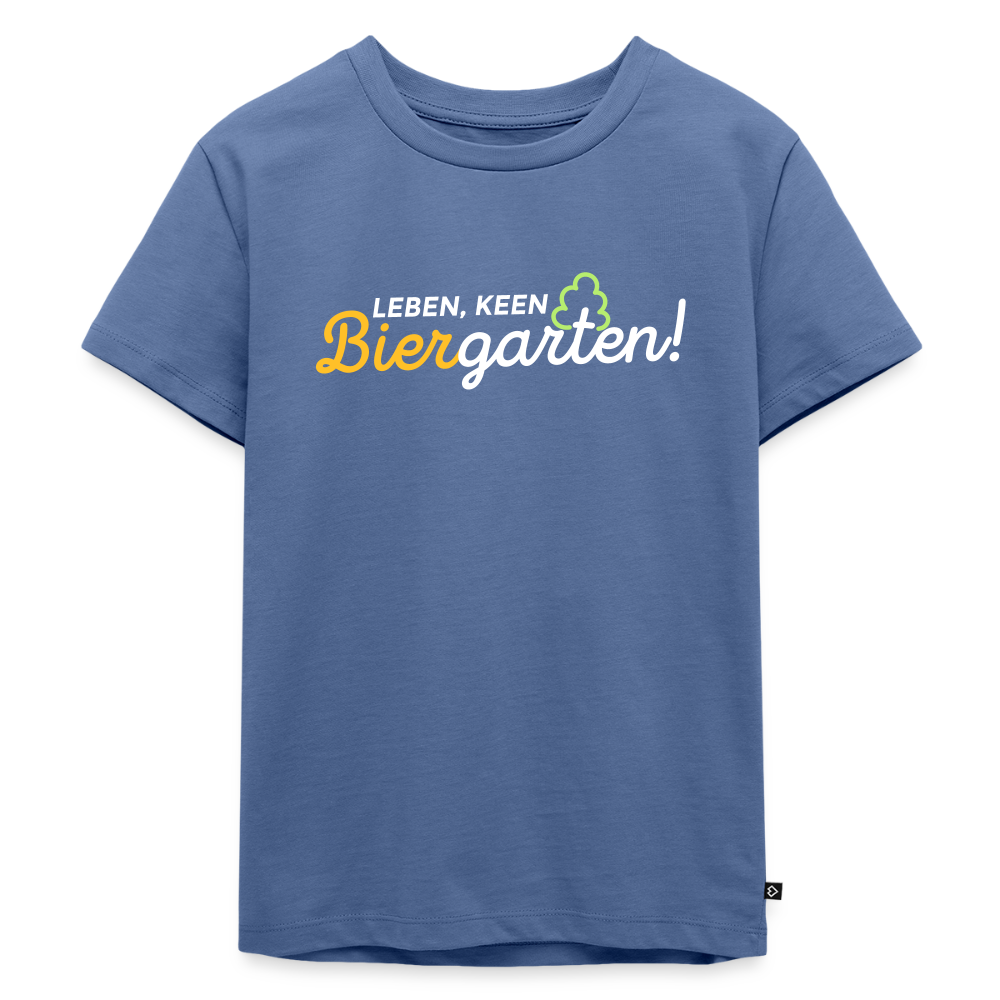 Leben, keen Biergarten! - Kinder Premium T-Shirt - Taubenblau