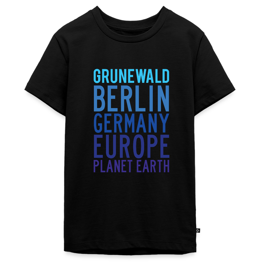 Grunewald Planet Earth - Teenager Premium T-Shirt - Schwarz