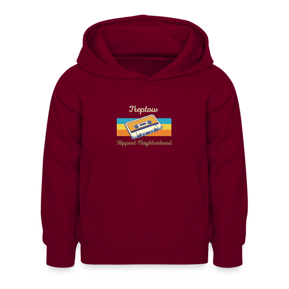 Treptow Hippest Neighborhood - Kinder Hoodie - Bordeaux