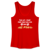 Janz Jefährlich - Frauen Bio Tank Top - Rot