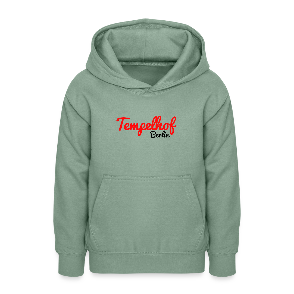 Tempelhof Berlin - Teenager Hoodie - Graugrün