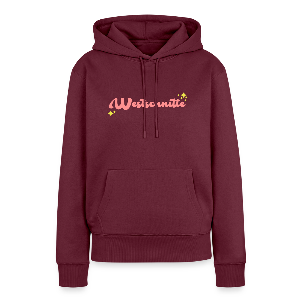 Westschnitte - Frauen Premium Hoodie - Burgunderrot